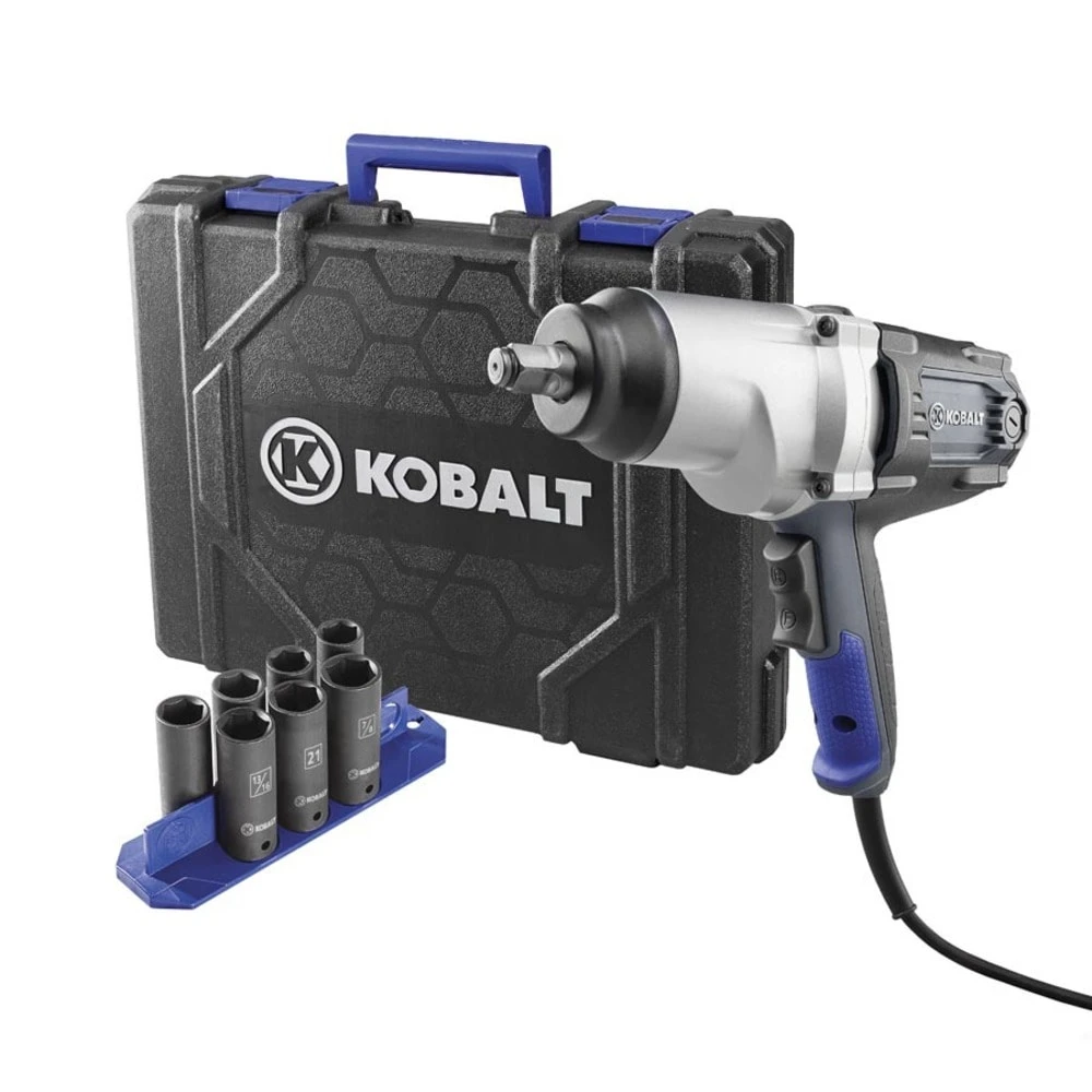 Kobalt 8-Amp 1/2-in Drive Corded Impact Wrench 1 Kobalt 8-Amp 1/2-in Drive Corded Impact Wrench -Kobalt Tools 00632170