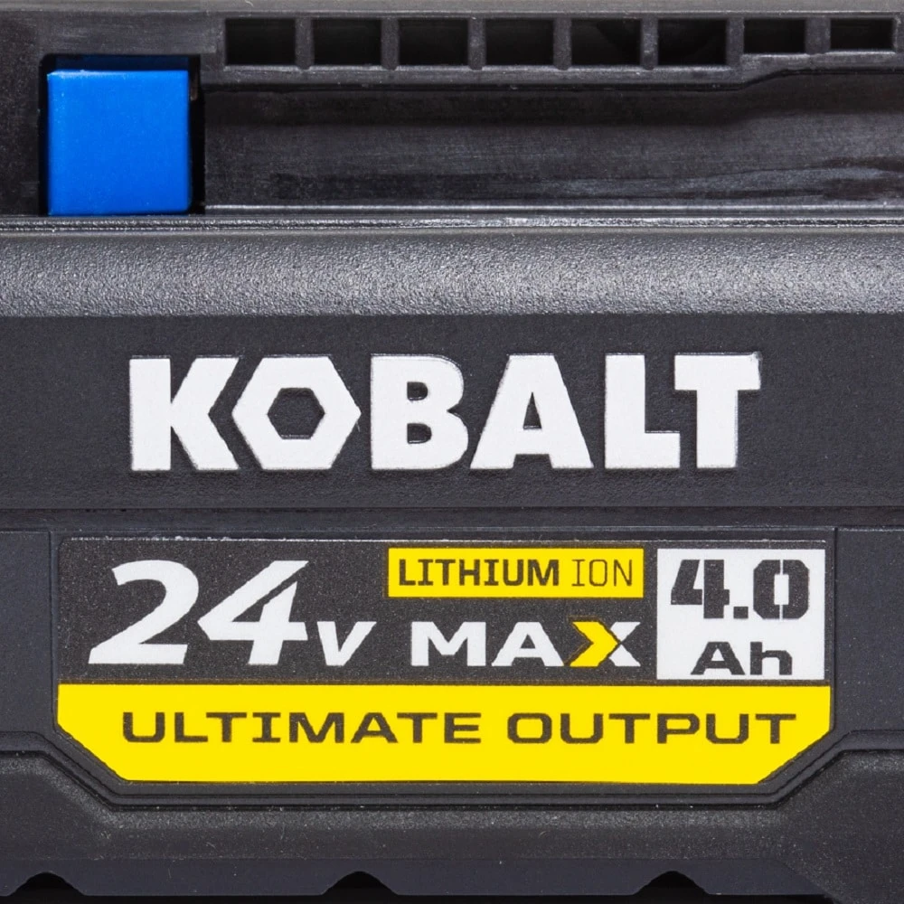 Kobalt 24 -Volt 2 -Pack Lithium-ion ( 4.0 Ah 4.0 Ah Battery ) 4 Kobalt 24 -Volt 2 -Pack Lithium-ion ( 4.0 Ah 4.0 Ah Battery ) -Kobalt Tools 16994371