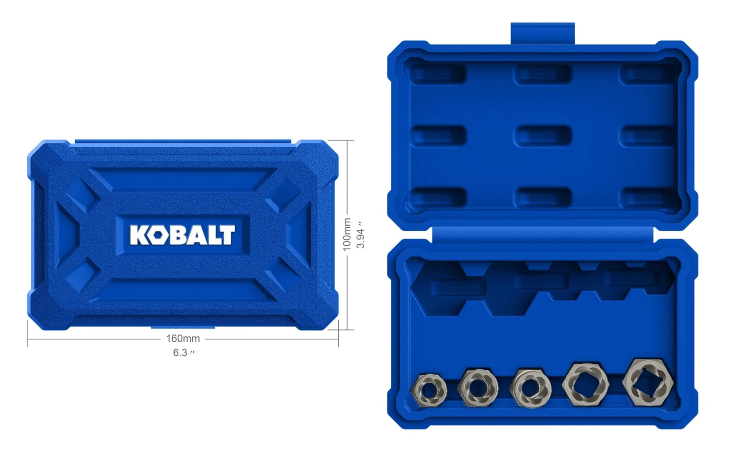 Kobalt 5 -Pack Metric And Standard (SAE) Assorted Drive Bolt Extractor Set 1 Kobalt 5 -Pack Metric And Standard (SAE) Assorted Drive Bolt Extractor Set -Kobalt Tools 47899978 scaled