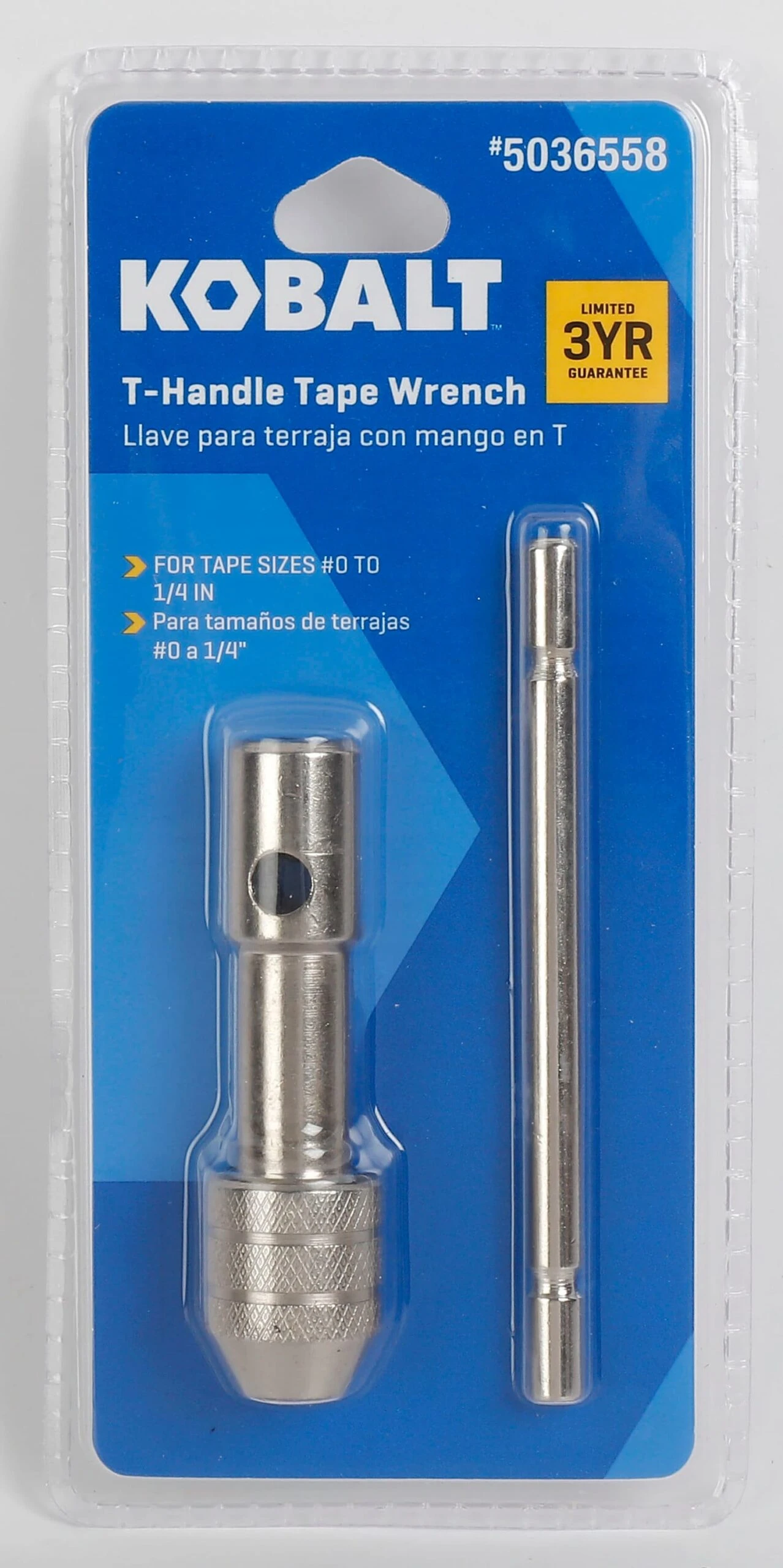 Kobalt 0 - 1/4In Adjustable Carbon Steel T Style Tap Wrench 2 Kobalt 0 - 1/4In Adjustable Carbon Steel T Style Tap Wrench -Kobalt Tools 49874399 scaled
