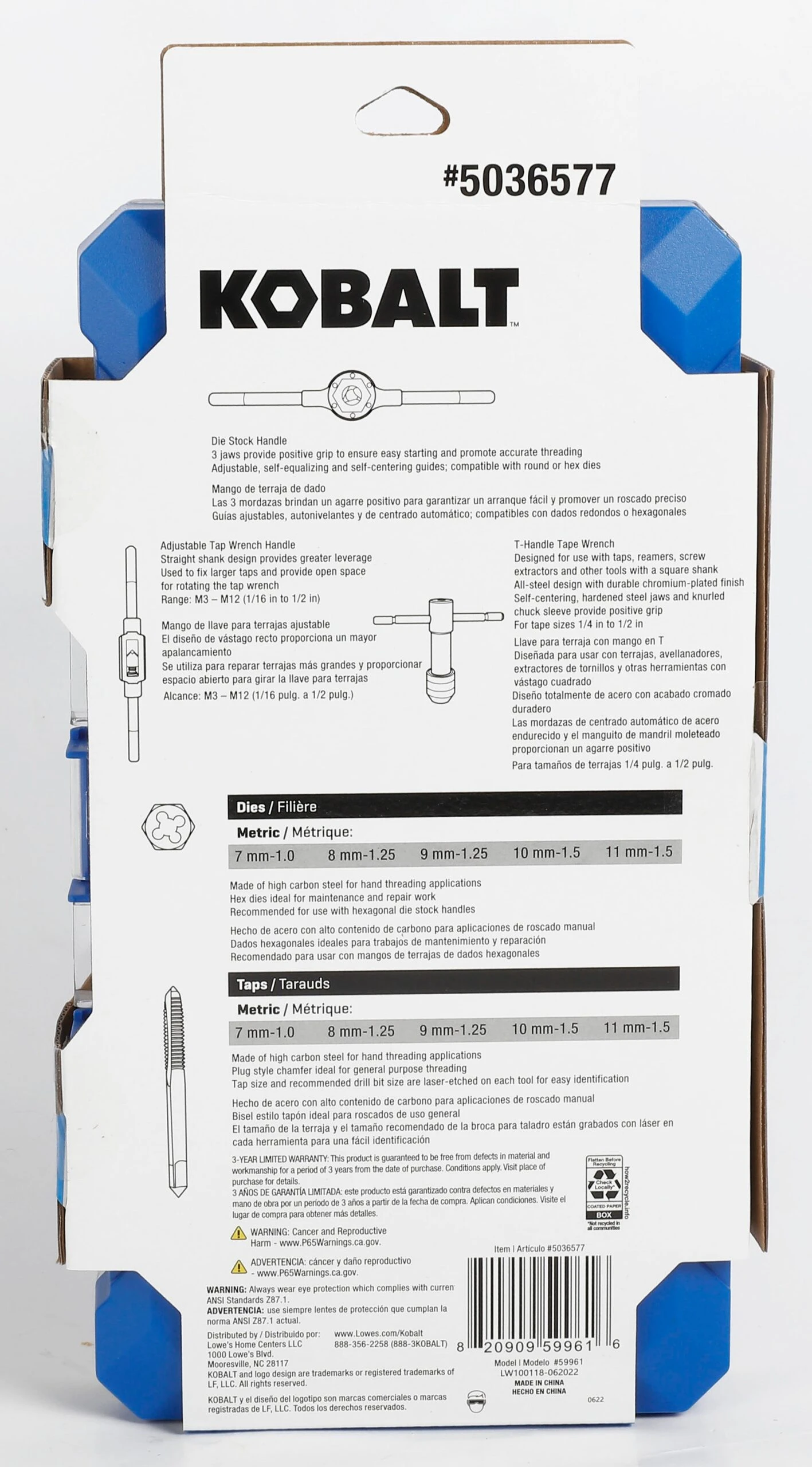 Kobalt 14 -Piece Metric Tap And Die Set 4 Kobalt 14 -Piece Metric Tap And Die Set -Kobalt Tools 49886673 scaled
