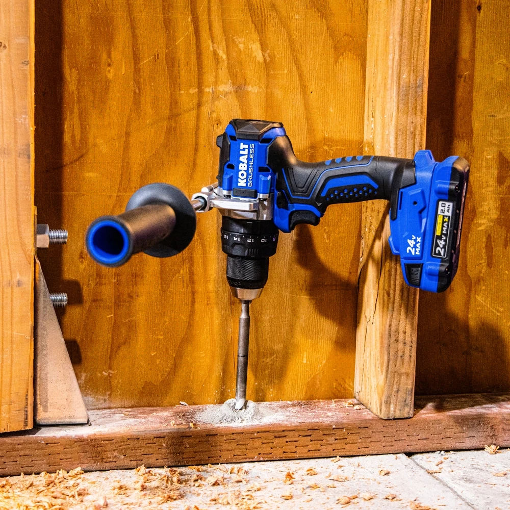 Kobalt 1/2-in 24-volt Variable Speed Brushless Cordless Hammer Drill ( 12 Kobalt 1/2-in 24-volt Variable Speed Brushless Cordless Hammer Drill ( -Kobalt Tools 50308827