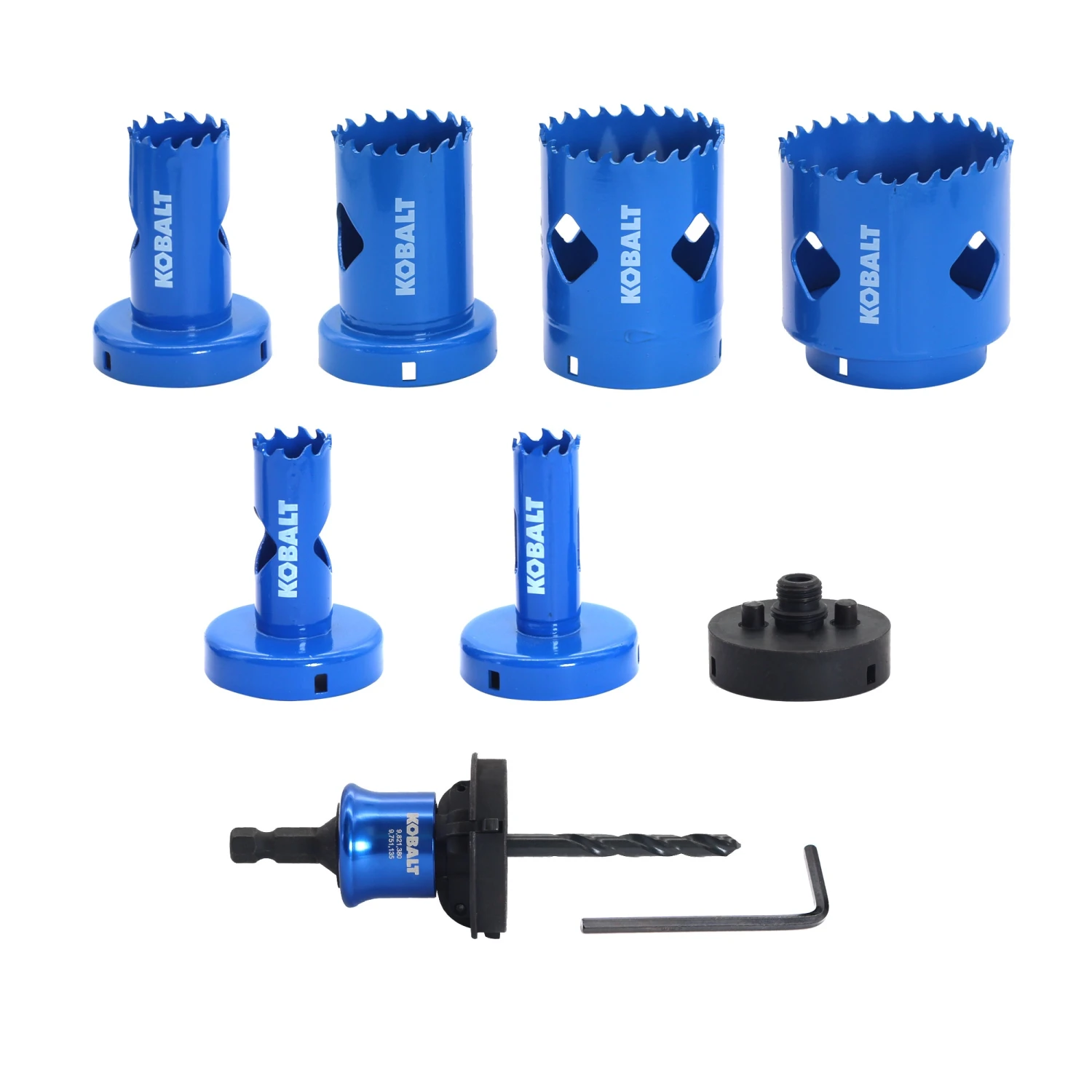 Kobalt Bi-metal Non-arbored Hole Saw Kit Set With Hard Case 1 Kobalt Bi-metal Non-arbored Hole Saw Kit Set With Hard Case -Kobalt Tools 60733408