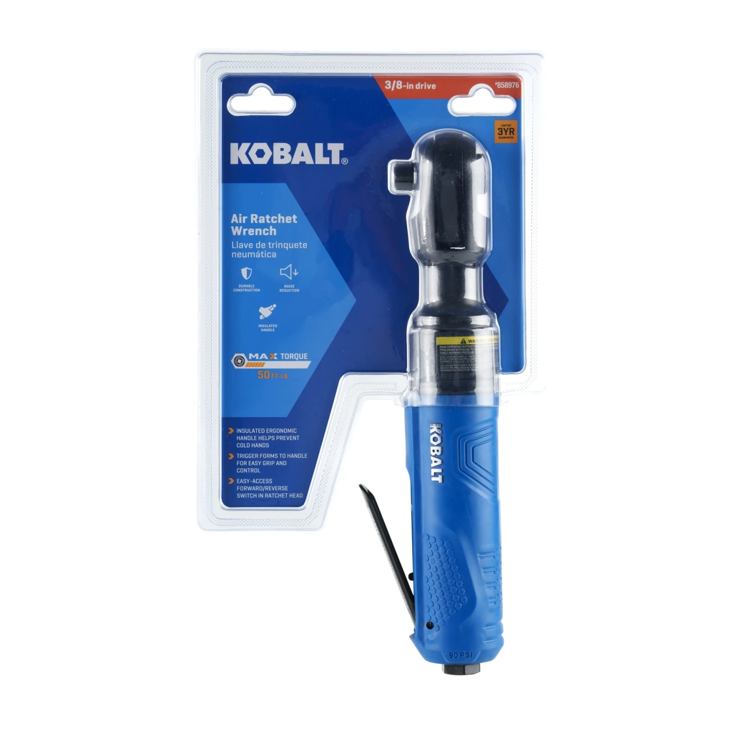 Kobalt 3/8-in Air Ratchet Wrench 15 Kobalt 3/8-in Air Ratchet Wrench -Kobalt Tools 64323232