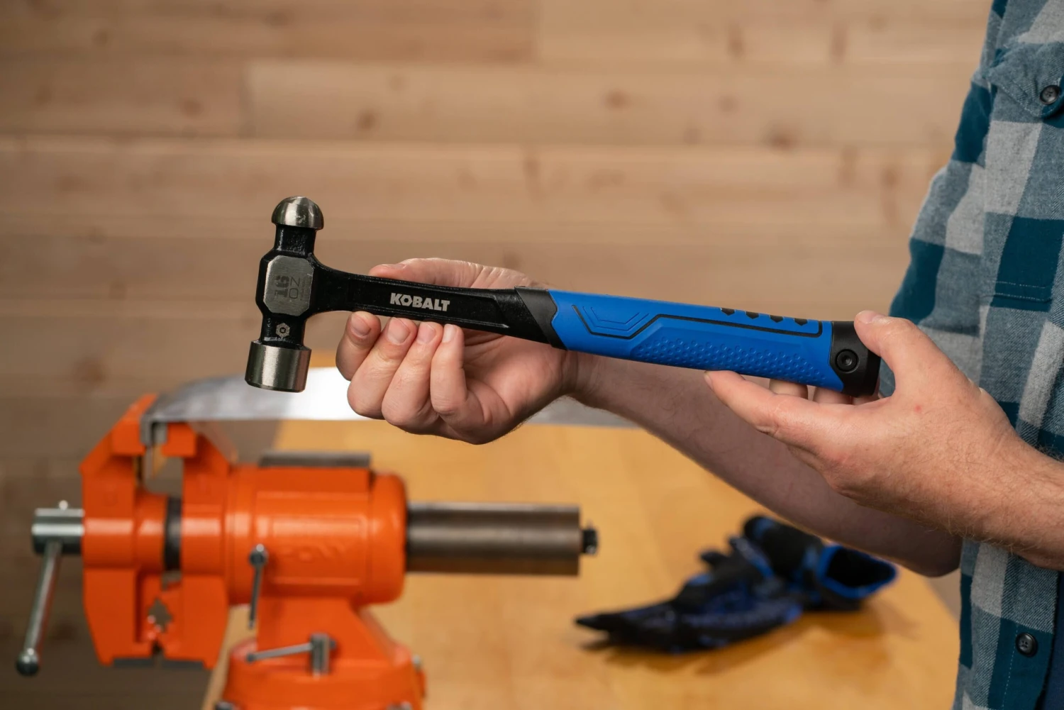 Kobalt 16 -oz Steel Head Steel Handle Ball Peen Hammer 7 Kobalt 16 -oz Steel Head Steel Handle Ball Peen Hammer -Kobalt Tools 64427276 scaled