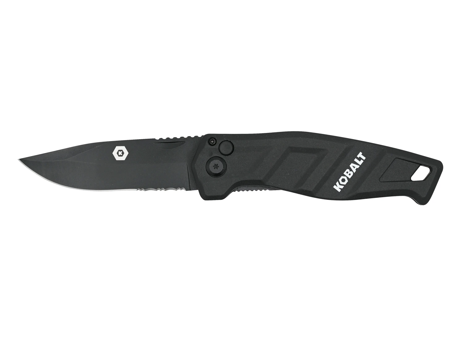 Kobalt 3.5-in High Carbon Stainless Steel Straight Pocket Knife 1 Kobalt 3.5-in High Carbon Stainless Steel Straight Pocket Knife -Kobalt Tools 64902005