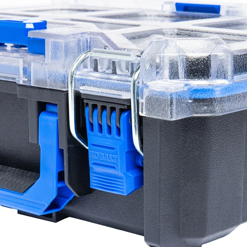 Kobalt CASESTACK 10.14-in W X 13.4-in H X 5-in D Black Plastic Tool Box 3 Kobalt CASESTACK 10.14-in W X 13.4-in H X 5-in D Black Plastic Tool Box -Kobalt Tools 65345653