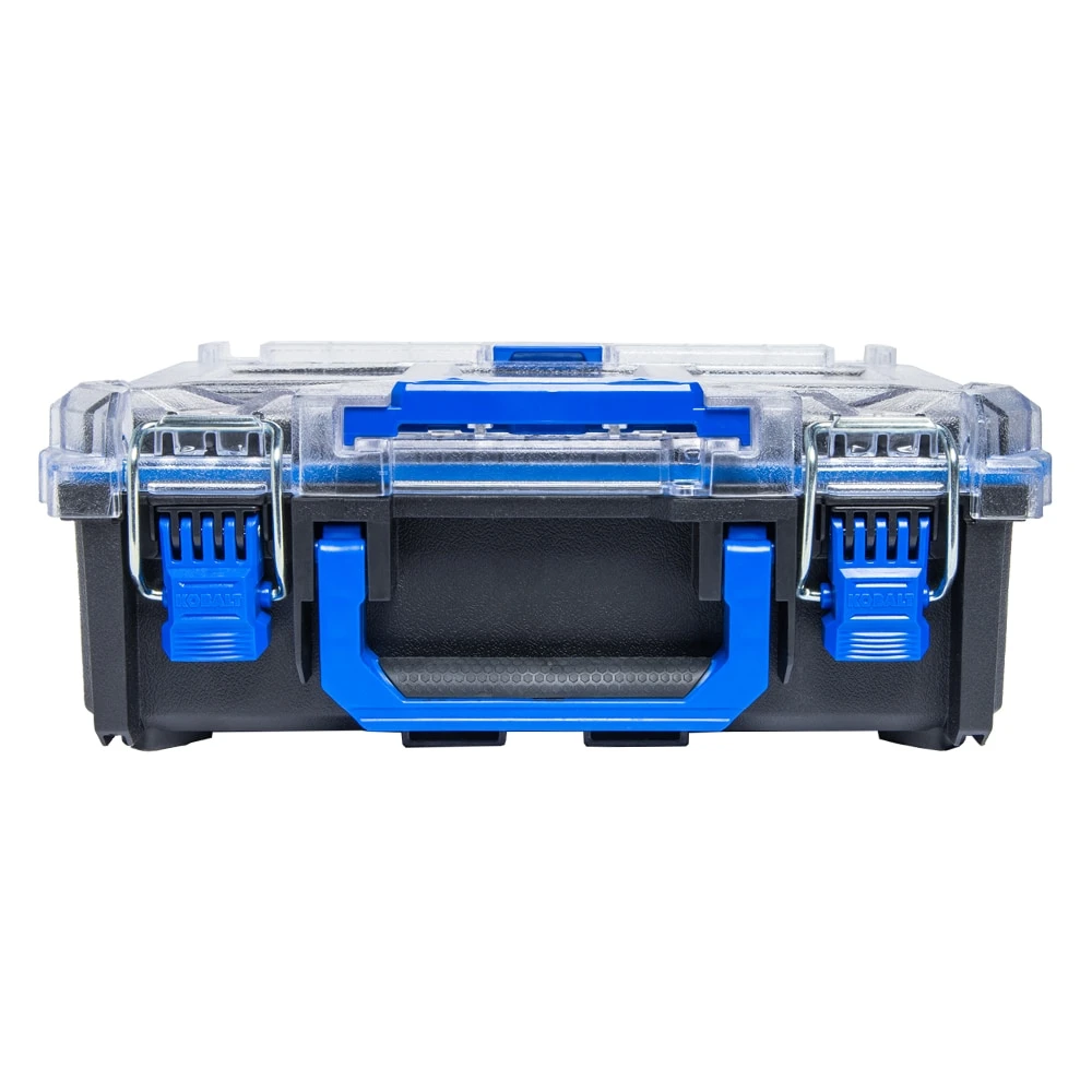 Kobalt CASESTACK 10.14-in W X 13.4-in H X 5-in D Black Plastic Tool Box 6 Kobalt CASESTACK 10.14-in W X 13.4-in H X 5-in D Black Plastic Tool Box -Kobalt Tools 65345656