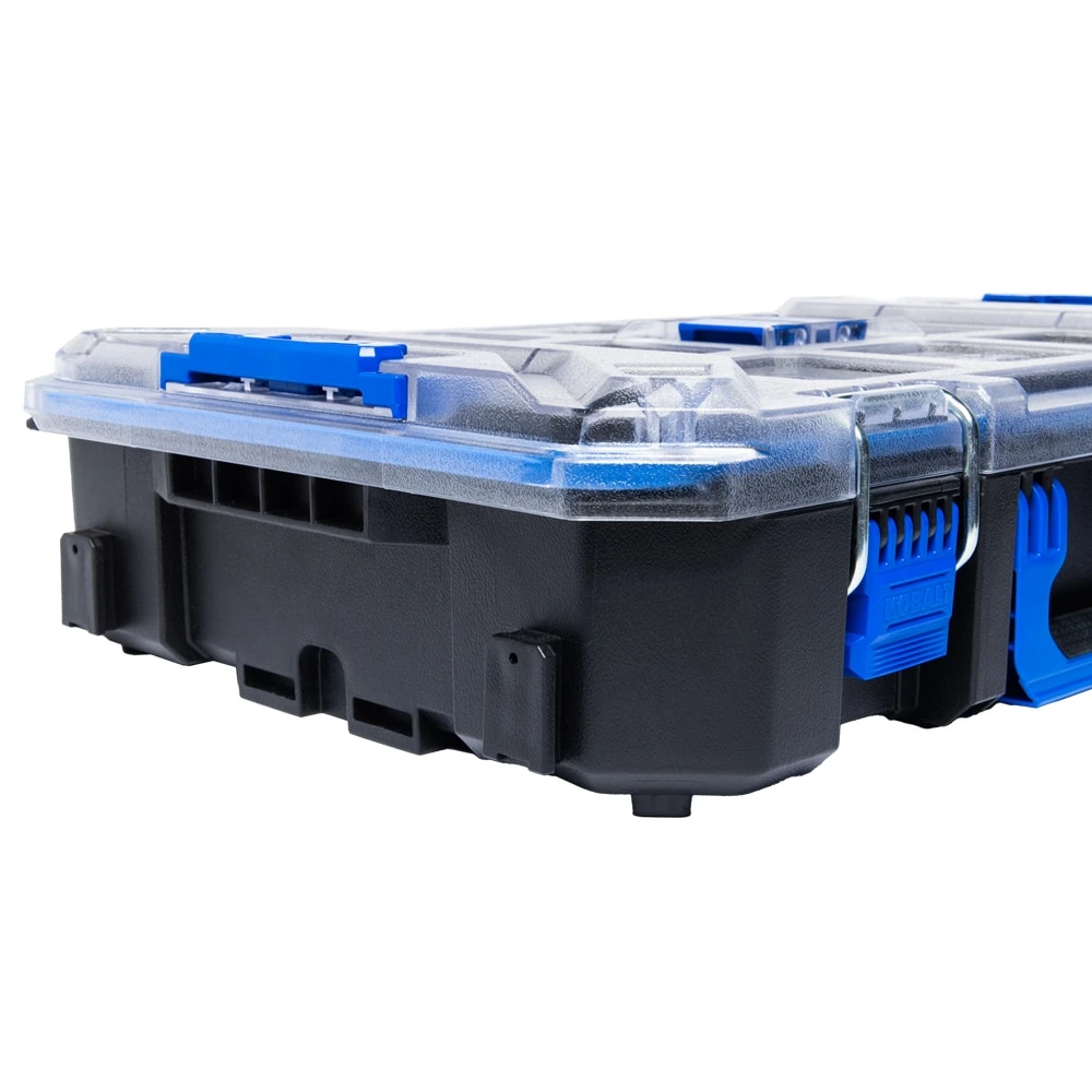 Kobalt CASESTACK 14-in W X 21-in H X 5.1-in D Black Plastic Tool Box 6 Kobalt CASESTACK 14-in W X 21-in H X 5.1-in D Black Plastic Tool Box -Kobalt Tools 65345753