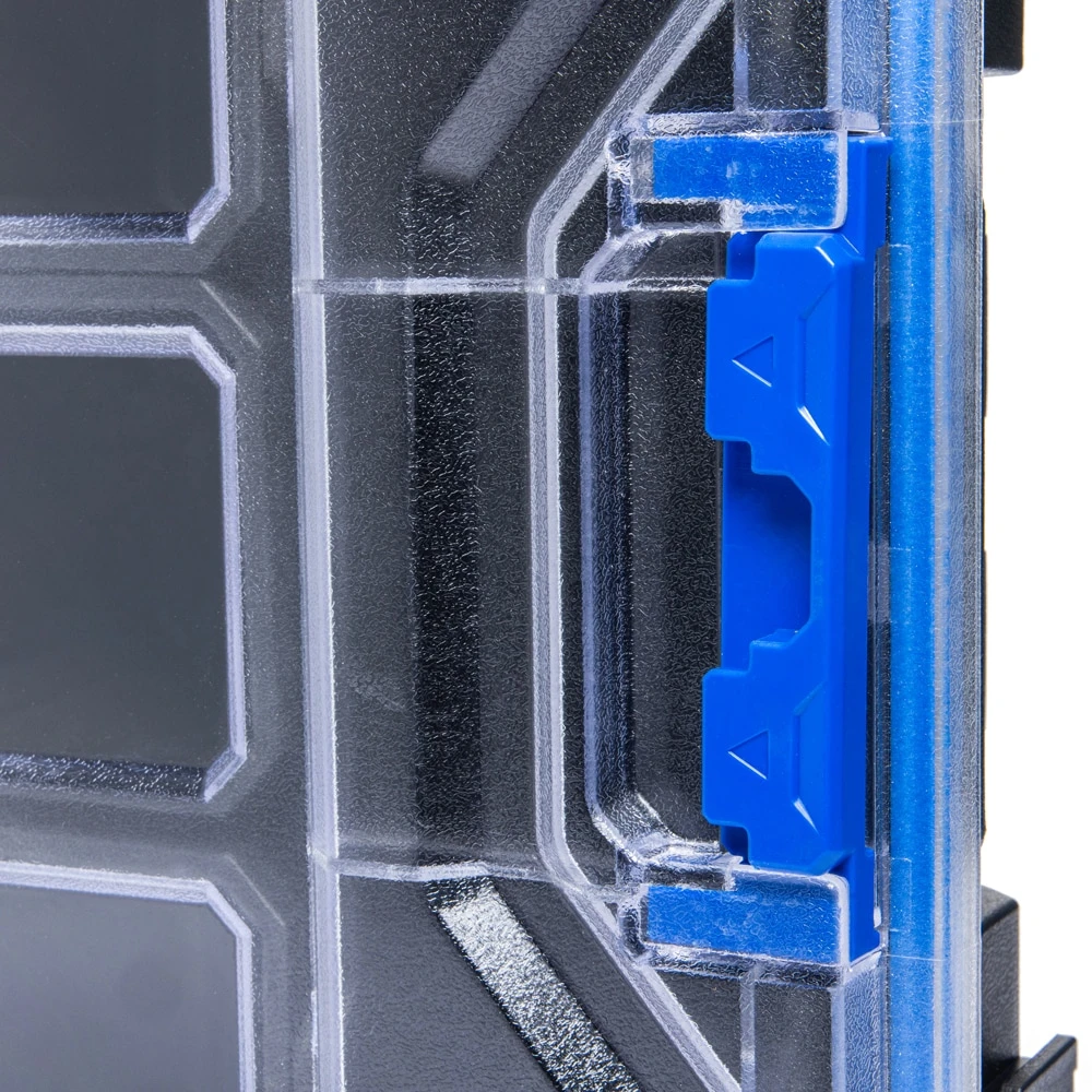 Kobalt CASESTACK 14-in W X 21-in H X 5.1-in D Black Plastic Tool Box 8 Kobalt CASESTACK 14-in W X 21-in H X 5.1-in D Black Plastic Tool Box -Kobalt Tools 65345758