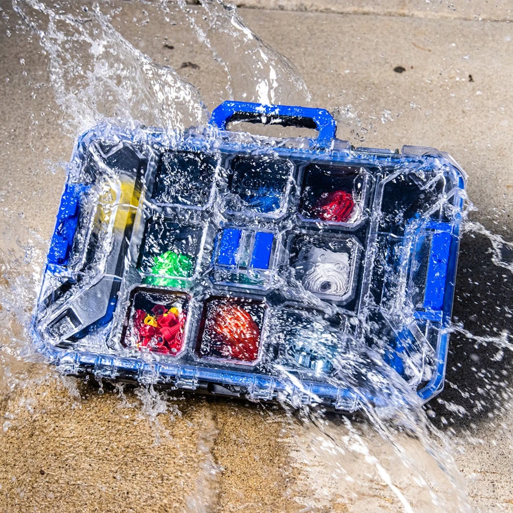 Kobalt CASESTACK 14-in W X 21-in H X 5.1-in D Black Plastic Tool Box 11 Kobalt CASESTACK 14-in W X 21-in H X 5.1-in D Black Plastic Tool Box -Kobalt Tools 65345759