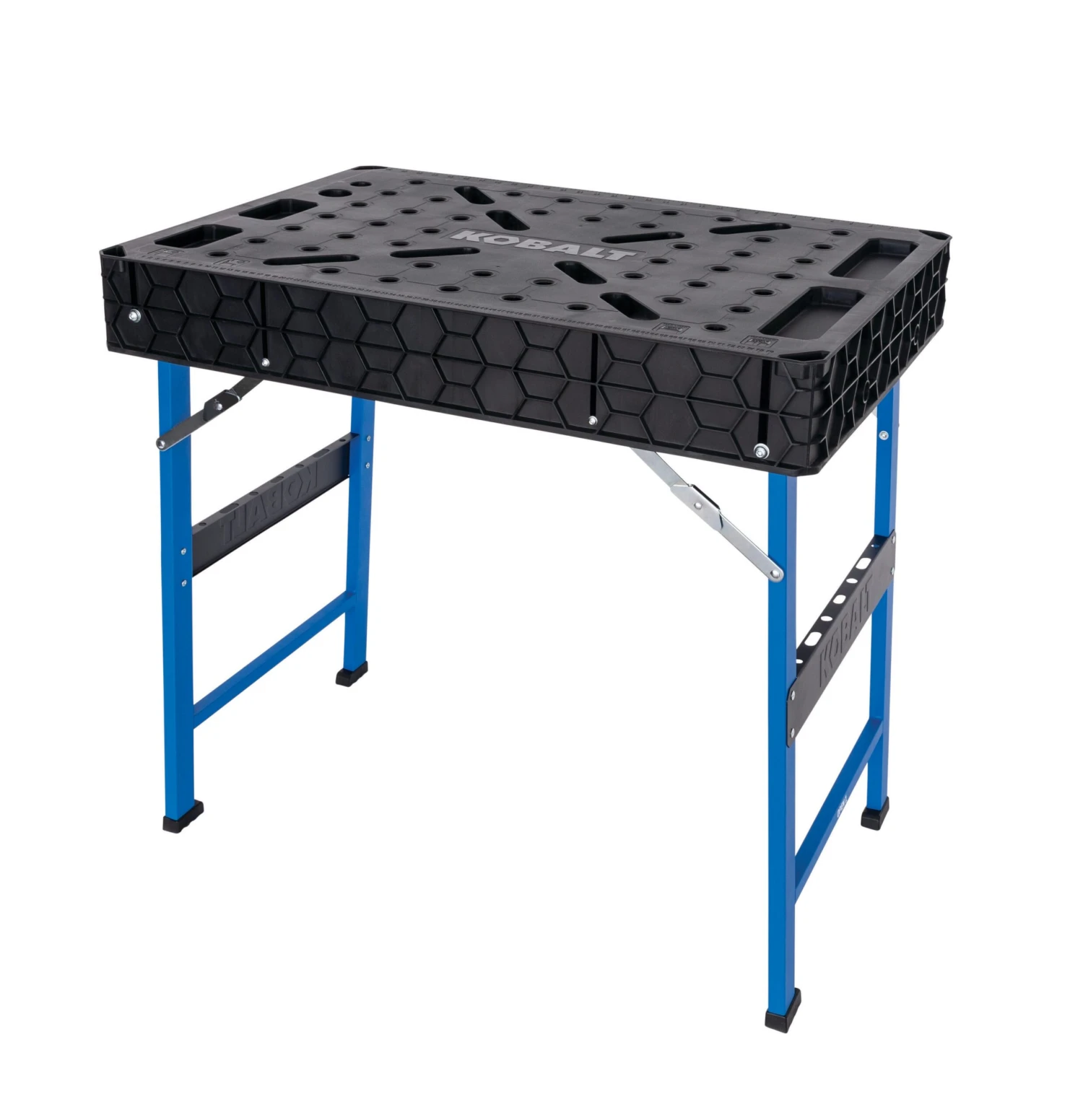 Kobalt 34.25-in L X 32-in H Black/Blue Plastic Portable Work Bench 1 Kobalt 34.25-in L X 32-in H Black/Blue Plastic Portable Work Bench -Kobalt Tools 66242135 scaled