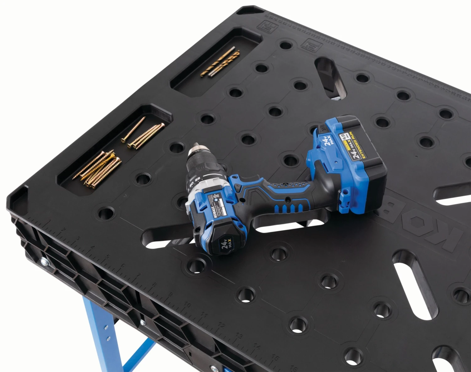 Kobalt 34.25-in L X 32-in H Black/Blue Plastic Portable Work Bench 7 Kobalt 34.25-in L X 32-in H Black/Blue Plastic Portable Work Bench -Kobalt Tools 66242139 scaled