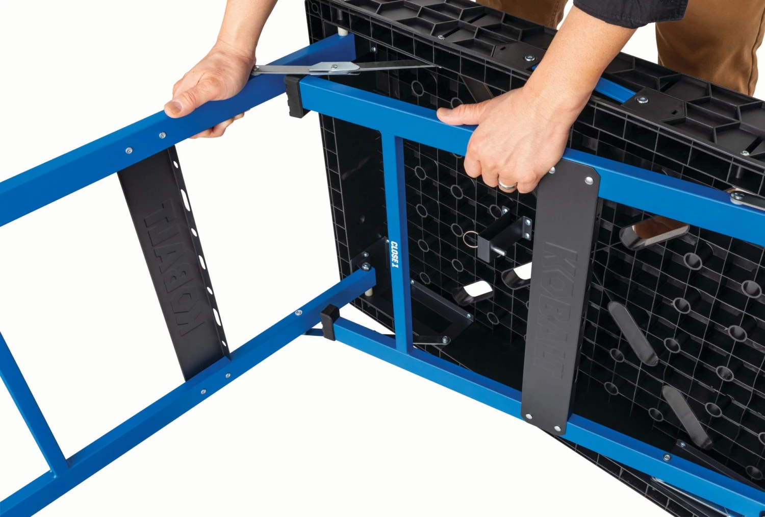 Kobalt 34.25-in L X 32-in H Black/Blue Plastic Portable Work Bench 13 Kobalt 34.25-in L X 32-in H Black/Blue Plastic Portable Work Bench -Kobalt Tools 66242141 scaled
