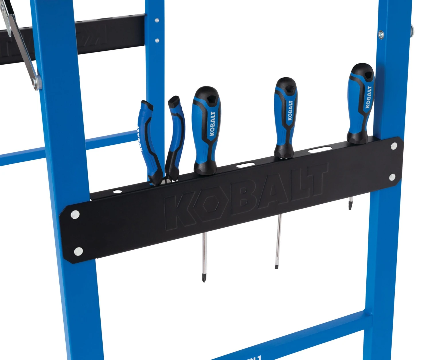 Kobalt 34.25-in L X 32-in H Black/Blue Plastic Portable Work Bench 9 Kobalt 34.25-in L X 32-in H Black/Blue Plastic Portable Work Bench -Kobalt Tools 66242147 scaled