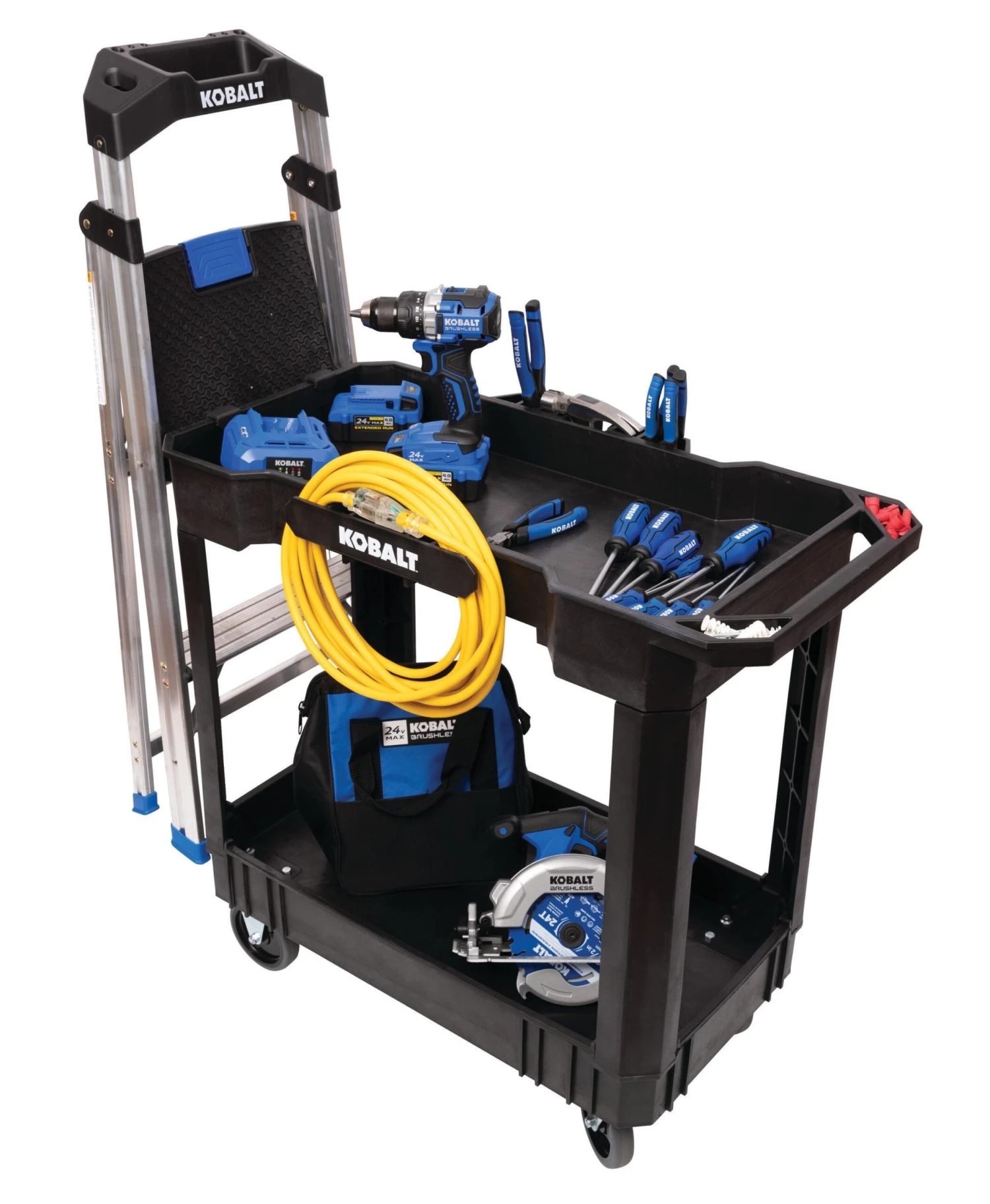 Kobalt 32.6-in Shelf 500-lb Capacity Utility Cart 14 Kobalt 32.6-in Shelf 500-lb Capacity Utility Cart -Kobalt Tools 67391916 scaled