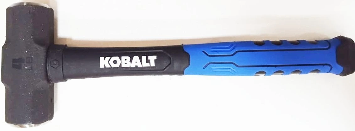 Kobalt 4 -lb Steel Head Fiberglass Handle Engineering Sledge Hammer 10 Kobalt 4 -lb Steel Head Fiberglass Handle Engineering Sledge Hammer -Kobalt Tools 67482315