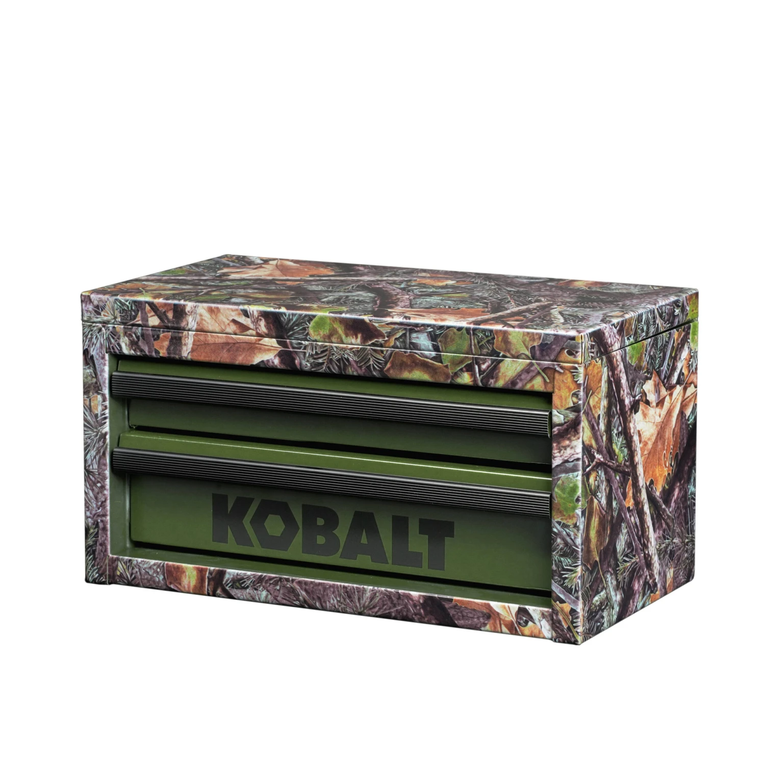 Kobalt Portable Mini Toolbox 10.83-in W X 5.91-in H X 5.91-in D 2 -Drawer Camo Steel Tool Box 1 Kobalt Portable Mini Toolbox 10.83-in W X 5.91-in H X 5.91-in D 2 -Drawer Camo Steel Tool Box -Kobalt Tools 68176484 scaled