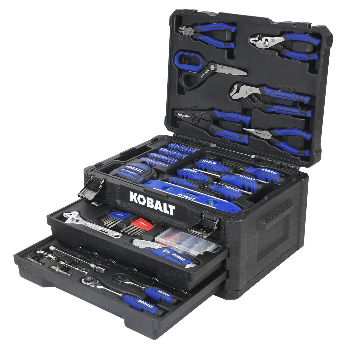 Kobalt 228 -Piece Blue Household Tool Set With Folding Case 1 Kobalt 228 -Piece Blue Household Tool Set With Folding Case -Kobalt Tools 71092862 scaled
