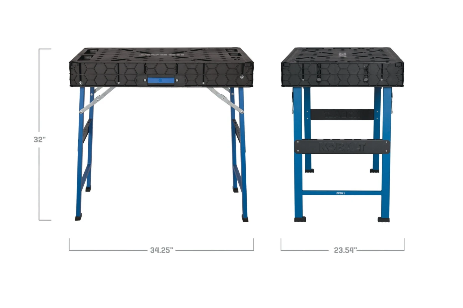 Kobalt 34.25-in L X 32-in H Black/Blue Plastic Portable Work Bench 17 Kobalt 34.25-in L X 32-in H Black/Blue Plastic Portable Work Bench -Kobalt Tools 71984995 scaled