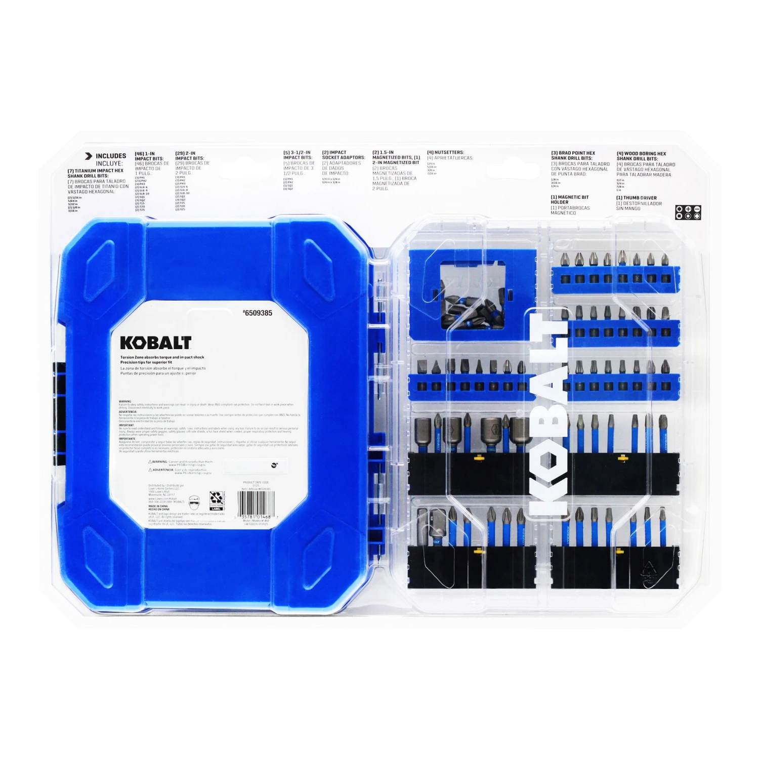 Kobalt Impact Driver Bit Set 105 -Piece 5 Kobalt Impact Driver Bit Set 105 -Piece -Kobalt Tools 72255111
