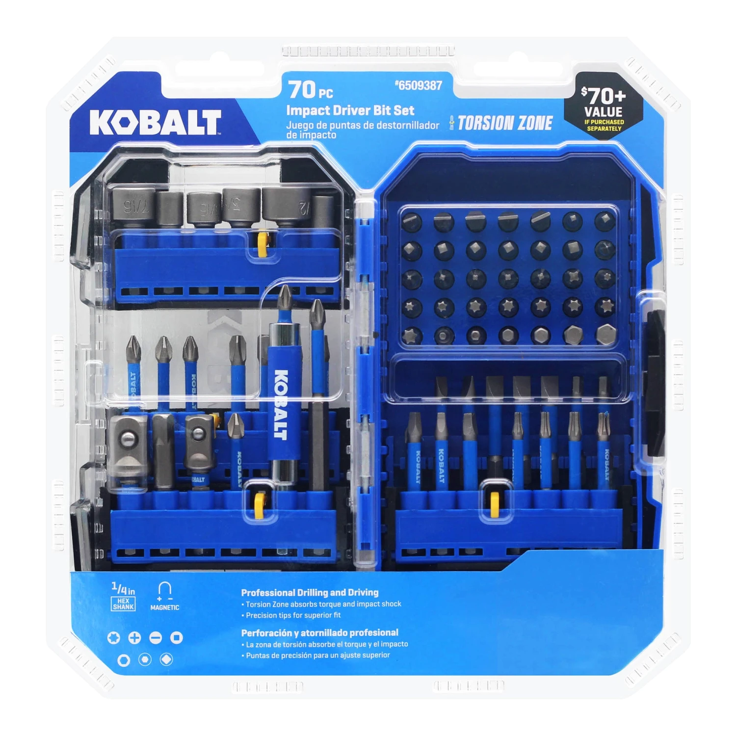 Kobalt Impact Driver Bit Set 70 -Piece 1 Kobalt Impact Driver Bit Set 70 -Piece -Kobalt Tools 72303456