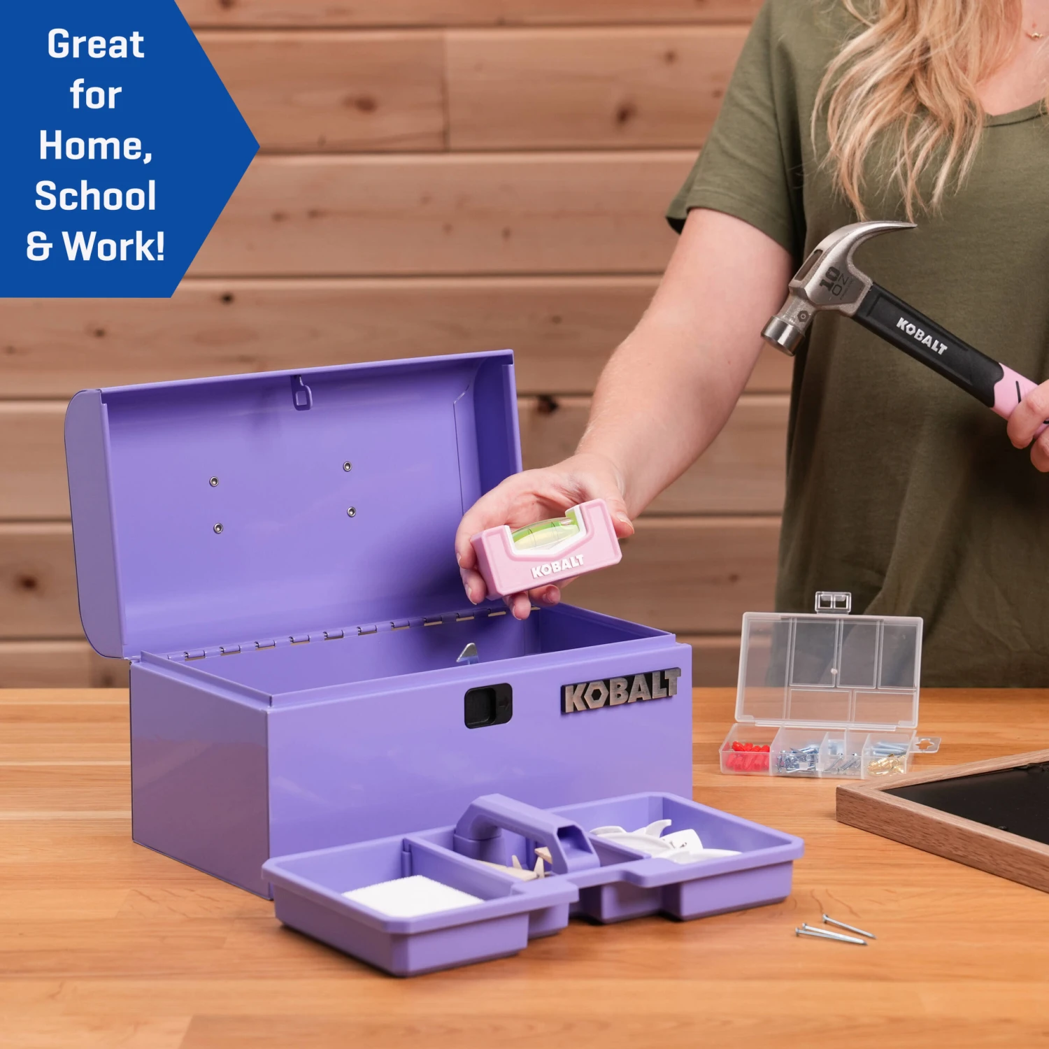 Kobalt Portable Mini Toolbox 10.83-in W X 5.91-in H X 5.91-in D Lavender Steel Tool Box 9 Kobalt Portable Mini Toolbox 10.83-in W X 5.91-in H X 5.91-in D Lavender Steel Tool Box -Kobalt Tools 73373602 scaled