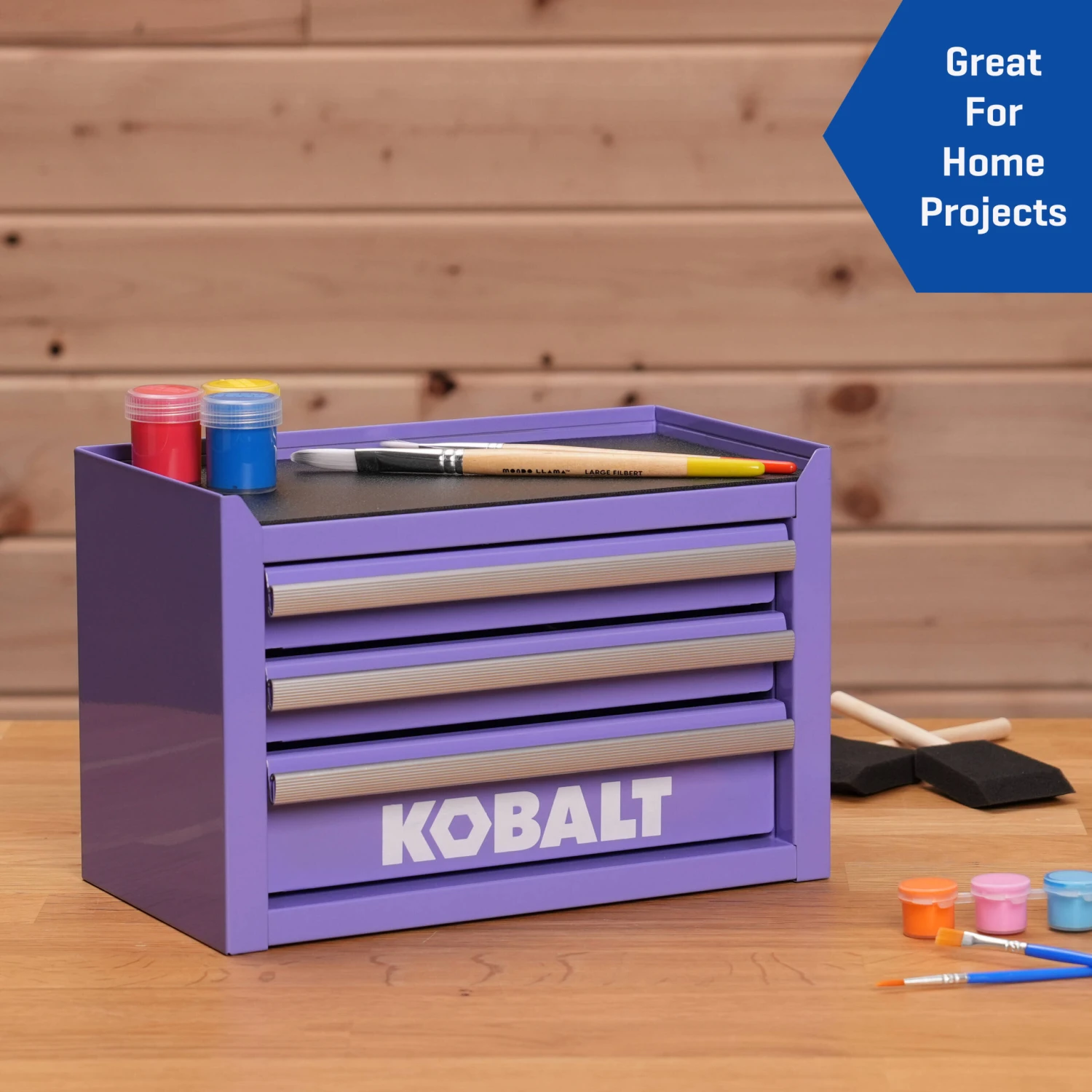 Kobalt Portable Mini Toolbox 11.1-in W X 7.36-in H X 6.14-in D 3 -Drawer Lavender Steel Tool Box 7 Kobalt Portable Mini Toolbox 11.1-in W X 7.36-in H X 6.14-in D 3 -Drawer Lavender Steel Tool Box -Kobalt Tools 73955729 scaled