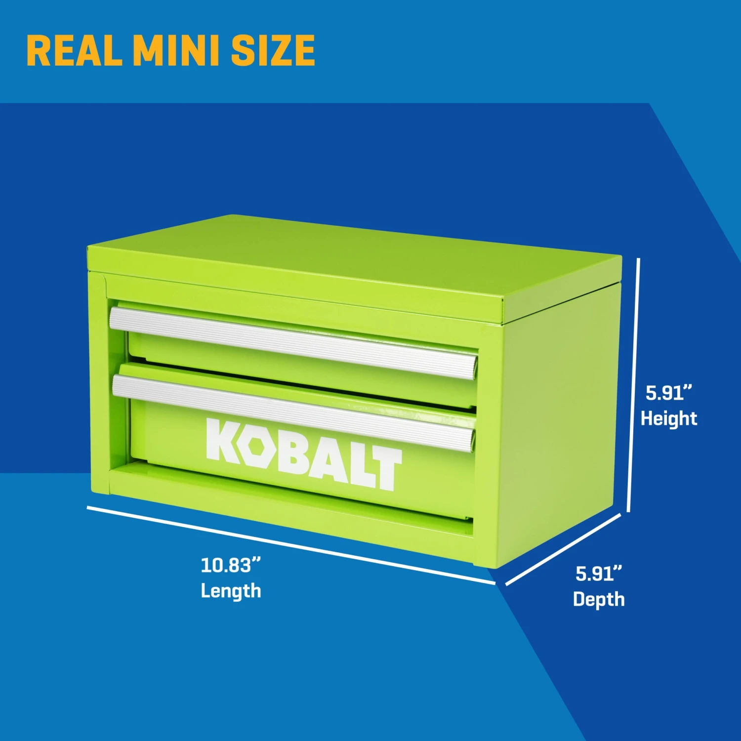 Kobalt Portable Tool Box 10.83-in W X 5.91-in H X 5.91-in D 2 -Drawer Green Steel Tool Box 2 Kobalt Portable Tool Box 10.83-in W X 5.91-in H X 5.91-in D 2 -Drawer Green Steel Tool Box -Kobalt Tools 74365066 scaled
