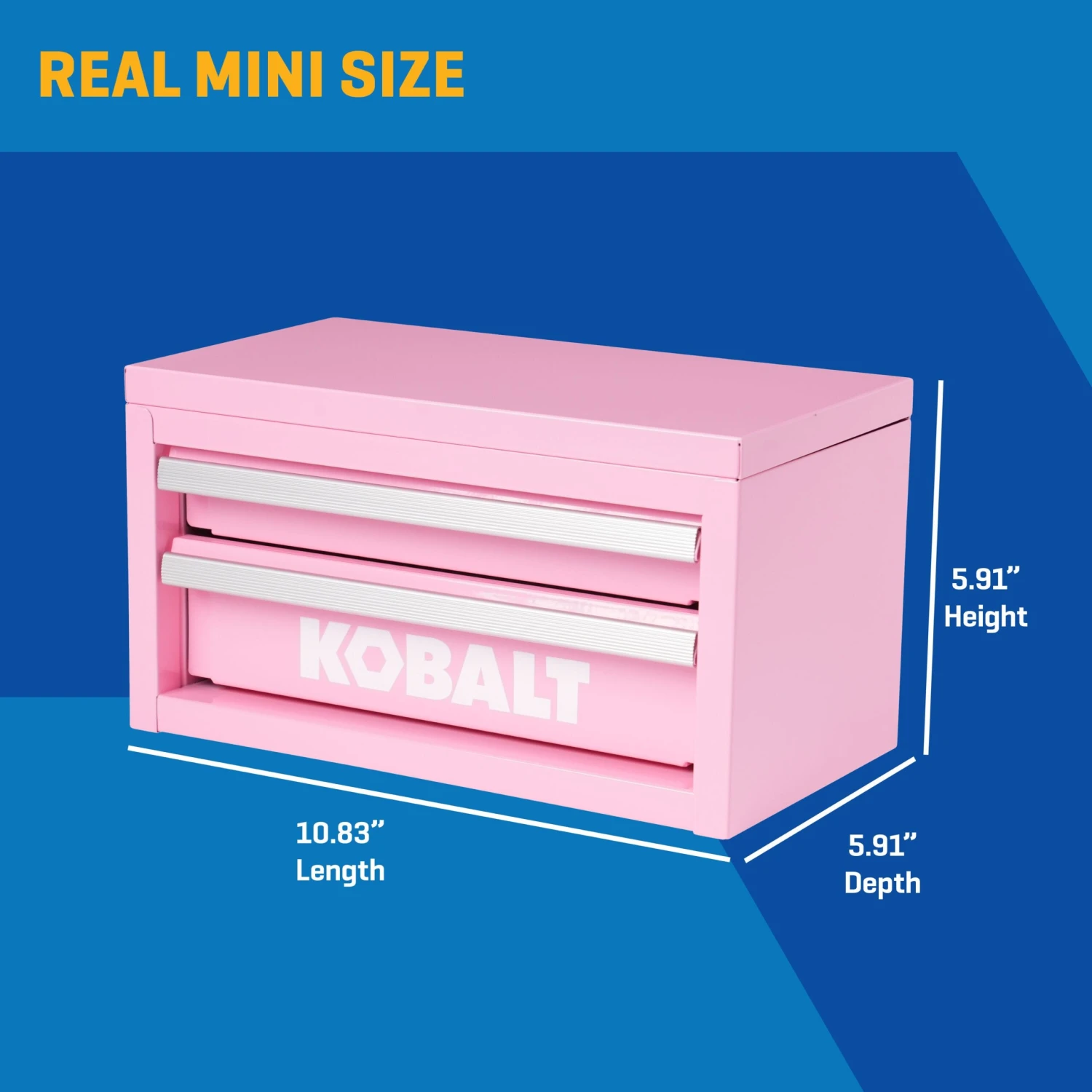 Kobalt Portable Tool Box 10.83-in W X 5.91-in H X 5.91-in D 2 -Drawer Pink Steel Tool Box 2 Kobalt Portable Tool Box 10.83-in W X 5.91-in H X 5.91-in D 2 -Drawer Pink Steel Tool Box -Kobalt Tools 74365267 scaled