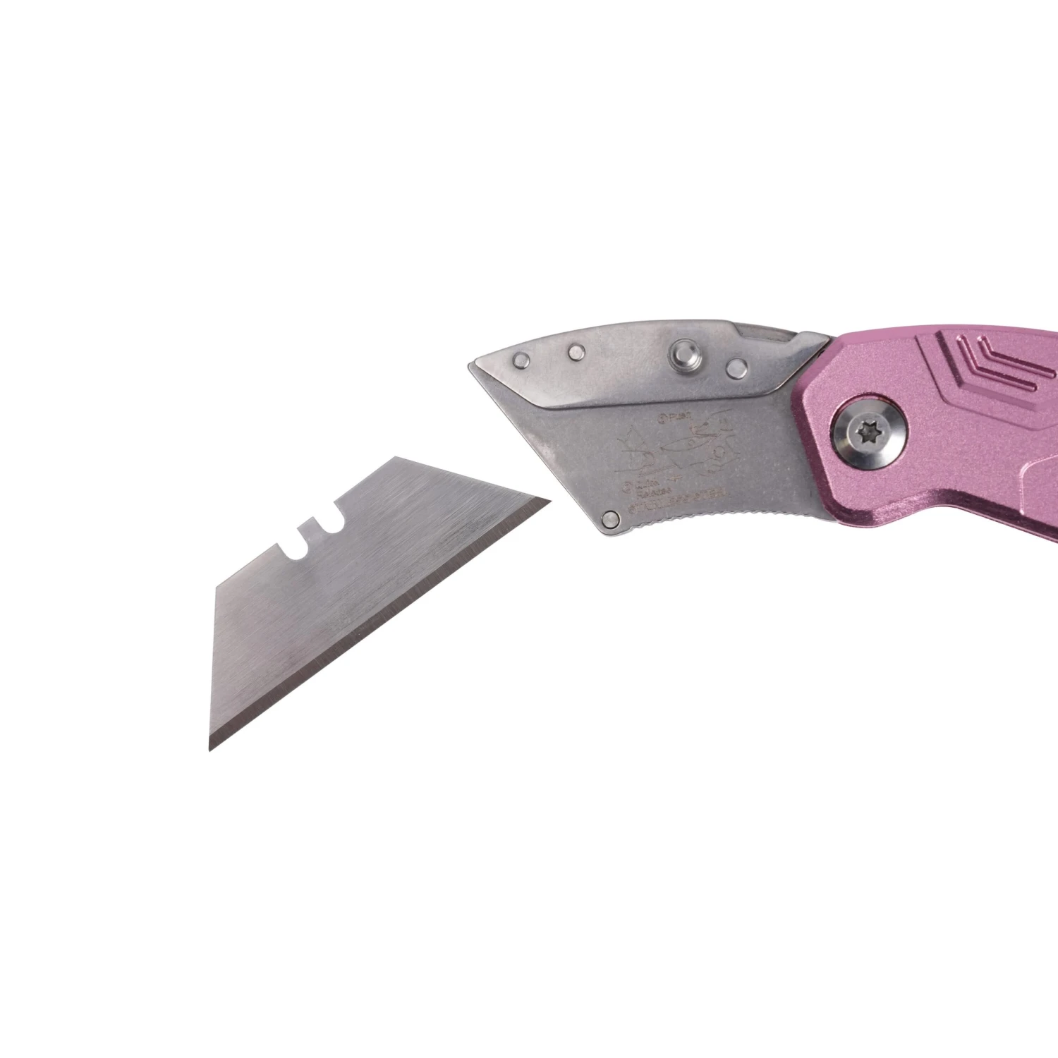Kobalt Pink Pocket Lockback 3/4-in 1 -Blade Folding Utility Knife 3 Kobalt Pink Pocket Lockback 3/4-in 1 -Blade Folding Utility Knife -Kobalt Tools 74406202 scaled