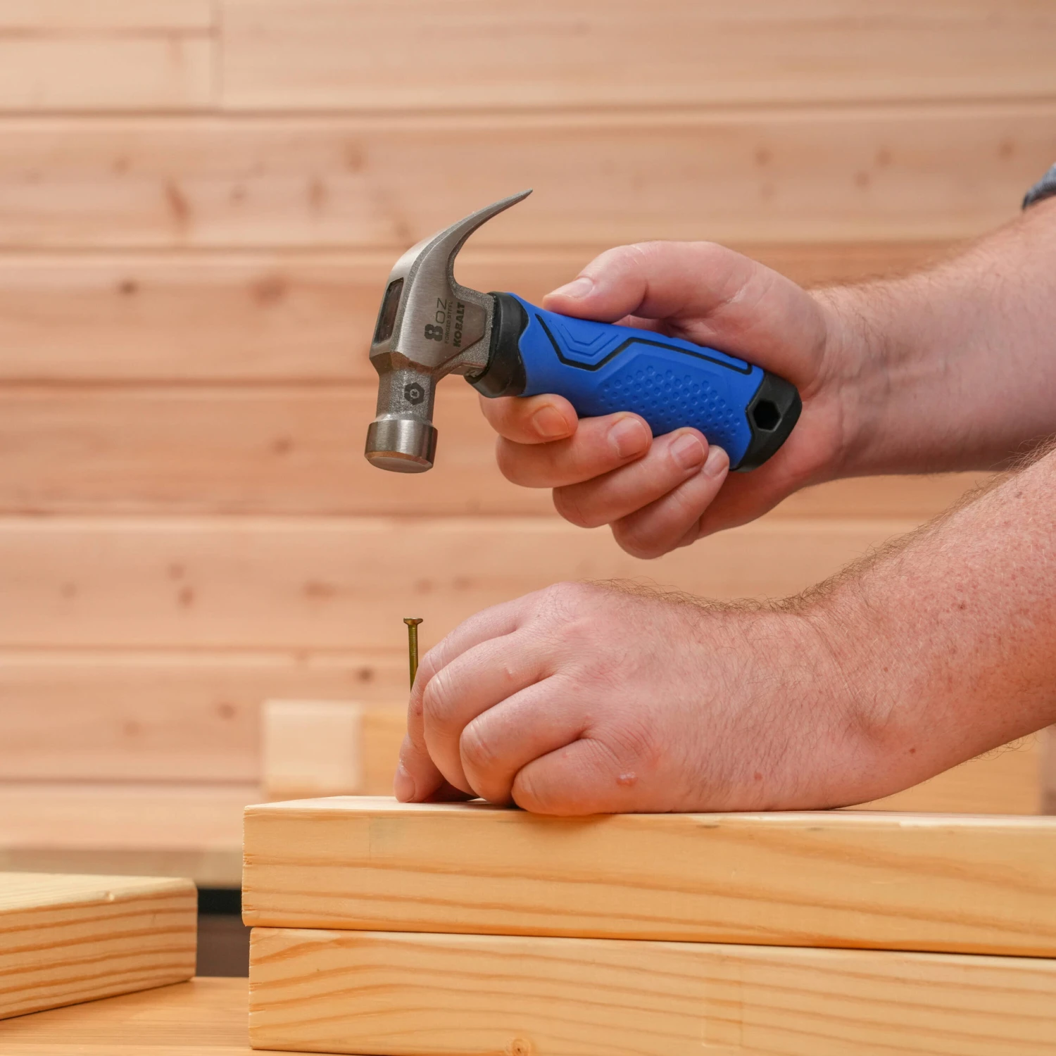 Kobalt Blue 8 -oz Steel Head Plastic Handle Claw Hammer 4 Kobalt Blue 8 -oz Steel Head Plastic Handle Claw Hammer -Kobalt Tools 74406444 scaled