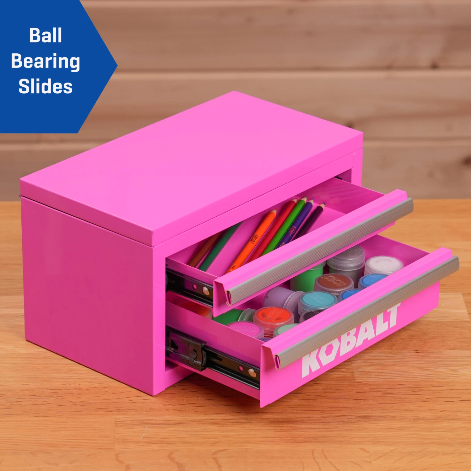 Kobalt Portable Tool Boxes 10.83-in W X 5.91-in H X 5.91-in D 2 -Drawer Hot Pink Steel Tool Box 8 Kobalt Portable Tool Boxes 10.83-in W X 5.91-in H X 5.91-in D 2 -Drawer Hot Pink Steel Tool Box -Kobalt Tools 74823411 scaled