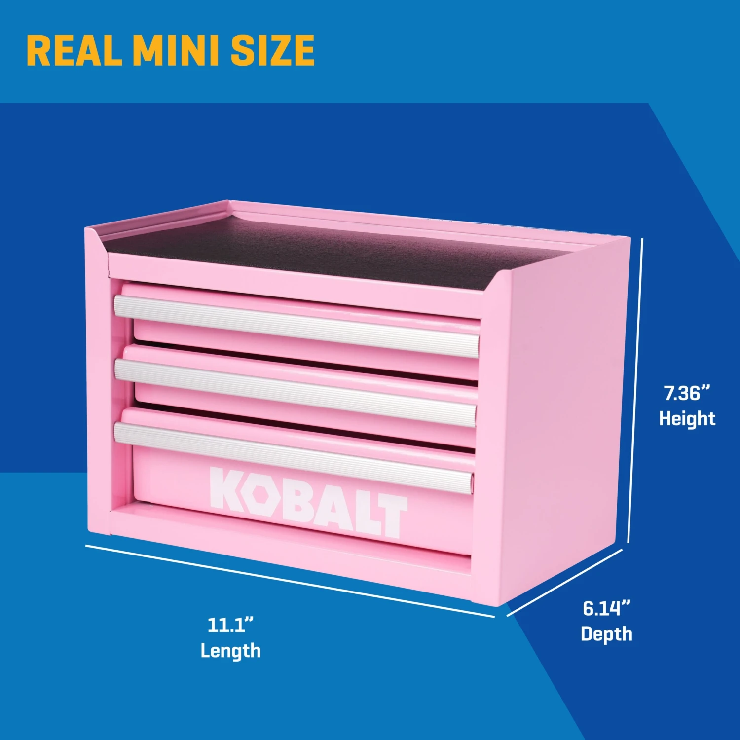 Kobalt Portable Tool Box 11.1-in W X 7.36-in H X 6.14-in D 3 -Drawer Pink Steel Tool Box 2 Kobalt Portable Tool Box 11.1-in W X 7.36-in H X 6.14-in D 3 -Drawer Pink Steel Tool Box -Kobalt Tools 74823922 scaled