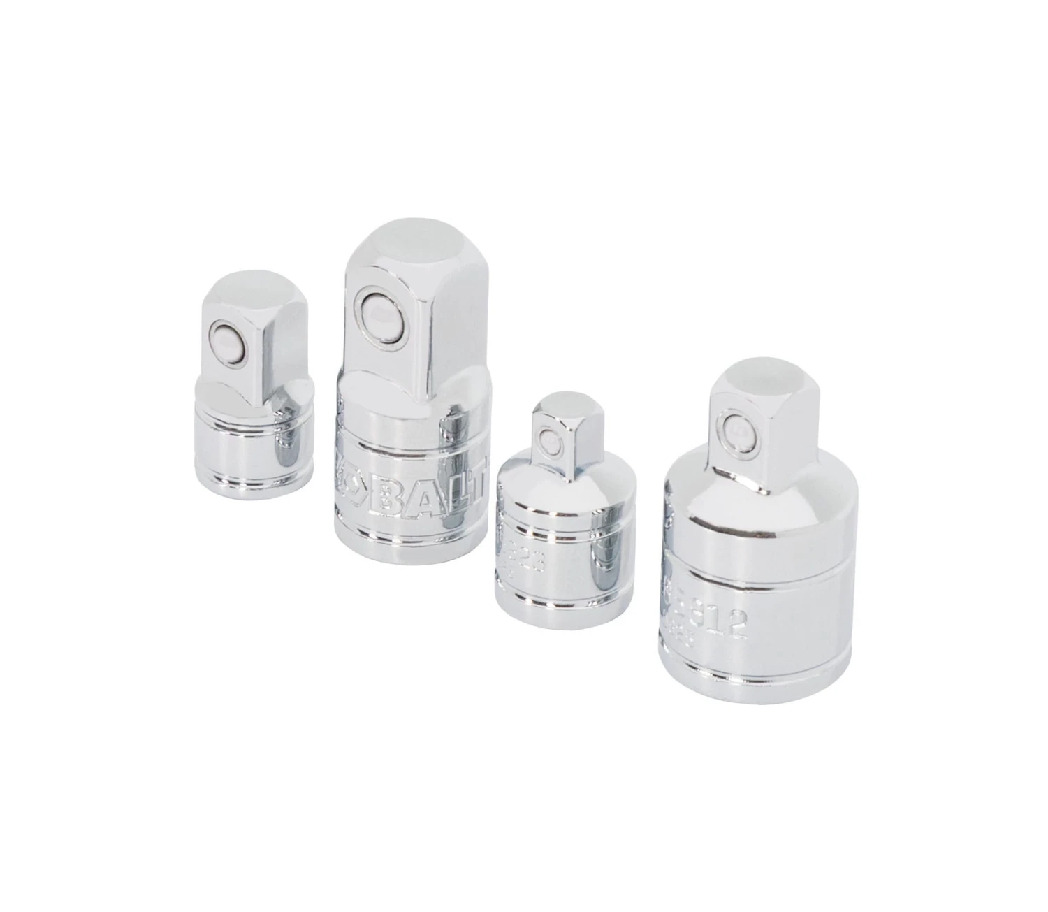 Kobalt 4 -Piece 1/4-in 3/8-in 1/2-in To 1/4-in 3/8-in 1/2-in Standard Socket Adapter 2 Kobalt 4 -Piece 1/4-in 3/8-in 1/2-in To 1/4-in 3/8-in 1/2-in Standard Socket Adapter -Kobalt Tools 75125072