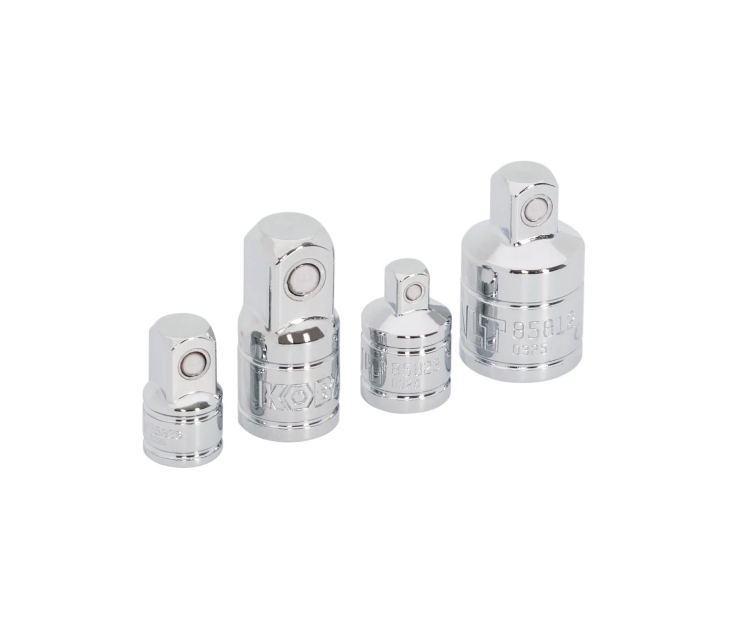 Kobalt 4 -Piece 1/4-in 3/8-in 1/2-in To 1/4-in 3/8-in 1/2-in Standard Socket Adapter 4 Kobalt 4 -Piece 1/4-in 3/8-in 1/2-in To 1/4-in 3/8-in 1/2-in Standard Socket Adapter -Kobalt Tools 75125073