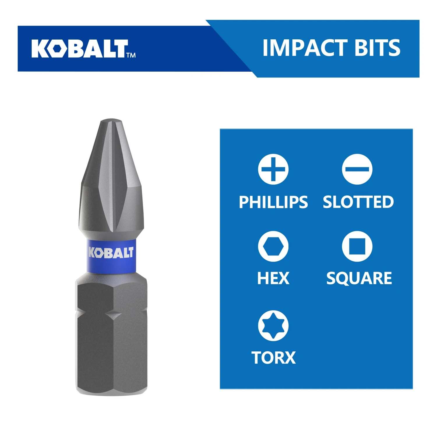 Kobalt Impact Driver Bit Set 70 -Piece 7 Kobalt Impact Driver Bit Set 70 -Piece -Kobalt Tools 76077337